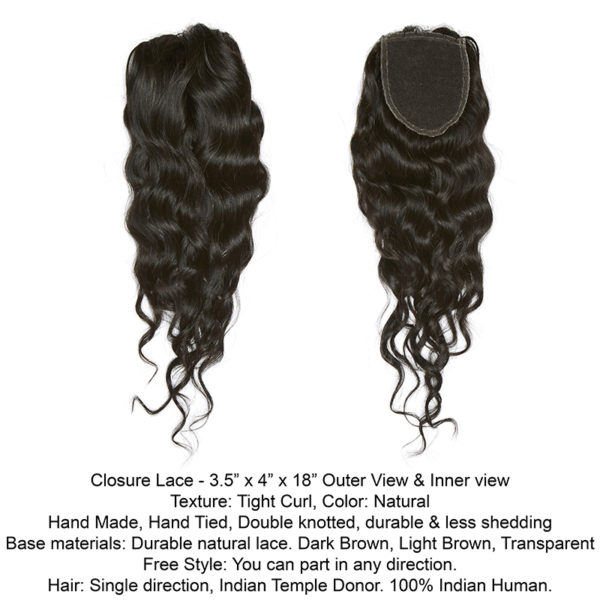 Tight Curl Closure Lace
