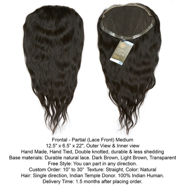 Straight Frontal Lace Silk Top